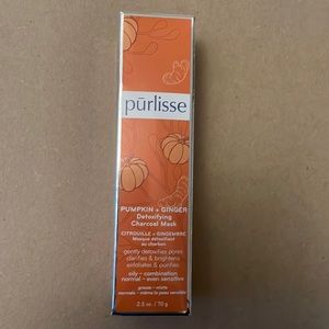 PURLISSE Pumpkin + Ginger Detoxifying Charcoal Mask 2.5oz/70g Full Size NIB